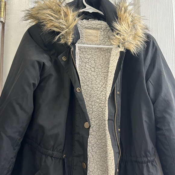 Small lined jacket with hood. Drawstring waist. Copper key brand - Picture 1 of 5